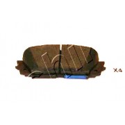 Накладки 0446552180 5002220 Toyota Yaris предни