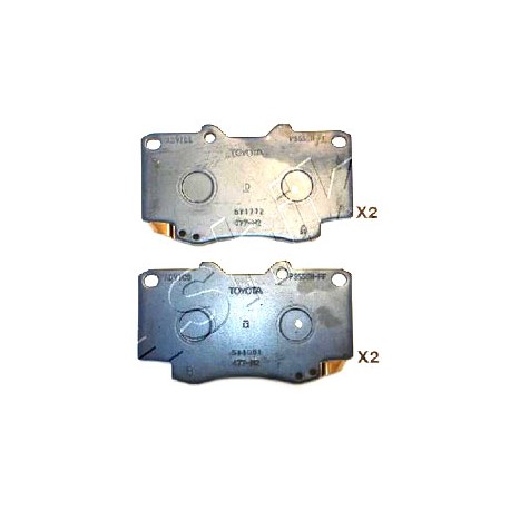 Накладки 044650K020 5002226 Toyota Hilux предни