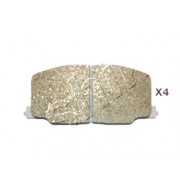 Накладки 0449120720 5002237 Toyota предни