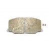Накладки 0449120720 5002237 Toyota предни