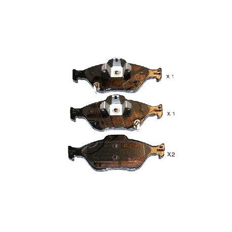 Накладки 044650D050 5002238 Toyota Yaris предни
