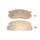 Накладки 0449128150 5002239 Toyota предни