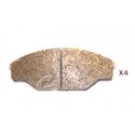 Накладки 0449126071 5002247 Toyota VW предни