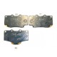 Накладки 0449160080 5002254P Toyota предни