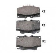 Накладки 04465YZZAX 5002256 Toyota Land Cruiser предни