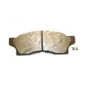 Накладки 0449117120 5002258 Toyota предни