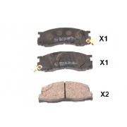 Накладки 0449128220 5002259 Toyota Previa предни