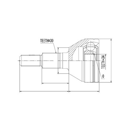 Каре 93743417 DW006 Chevrolet Opel предно външно