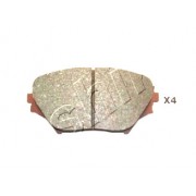 Накладки 0446542080 5002280 Toyota Rav 4 предни