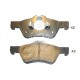 Накладки EFY53323ZA 5003315 Mazda Tribute предни