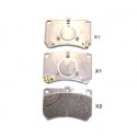 Накладки BG3449280A 5003326 Mazda 323 предни