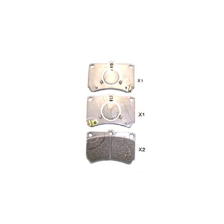 Накладки BG3449280A 5003326 Mazda 323 предни