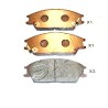 Накладки 45022SA6600 5003339 Honda Hyundai Mitsubishi предни