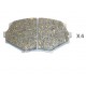 Накладки AY040MA014 5003383 Mazda предни