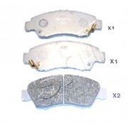 Накладки 45022SAAG00 5004425 Honda предни
