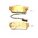 Накладки 45022SM4G01 5004429 Rover 200 предни