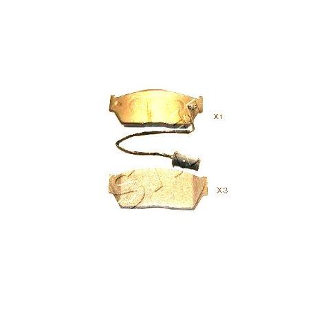 Накладки 45022SM4G01 5004429 Rover 200 предни