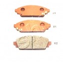 Накладки 45022S6FE50 5004489 Honda Civic предни