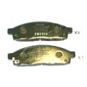 Накладки 4605A198 5005504 Mitsubishi предни