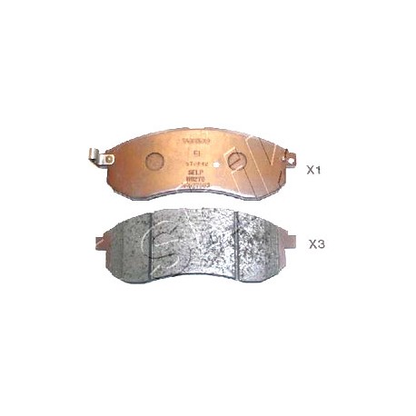 Накладки MN102622 5005515 Mitsubishi L 200 предни