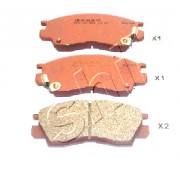 Накладки MB534398 5005529 Mitsubishi предни