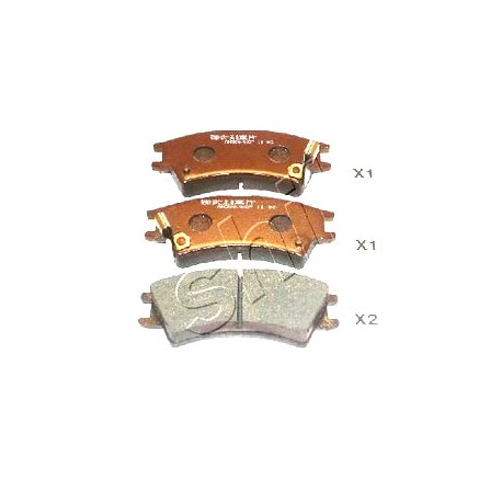 Накладки 5810102A00 5005583 Hyundai Atos предни