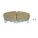 Накладки 0449187226000 5006603 Daihatsu Move предни