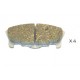 Накладки 0449187226000 5006603 Daihatsu Move предни