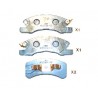 Накладки 04465B2040 5006609 Daihatsu Mitsubishi предни