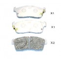 Накладки 04465B1020 5006612 Daihatsu Nissan Subaru Suzuki предни