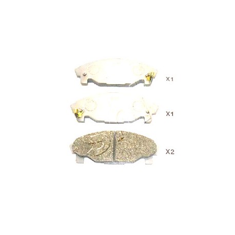 Накладки 0449187724000 5006699 Daihatsu предни