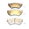 Накладки 725193040 5007707 Subaru предни