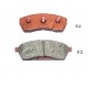 Накладки 26290KC000 5007798 Subaru Vivio предни