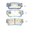 Накладки 5520063810 5008806 Suzuki предни