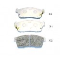 Накладки 04465B1020 5008809 Daihatsu Nissan Subaru Suzuki предни