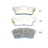 Накладки 04465B1020 5008809 Daihatsu Nissan Subaru Suzuki предни