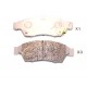 Накладки 5581054G50 5008810 Suzuki Liana предни