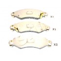 Накладки 5581083E00 5008885 Subaru Suzuki предни