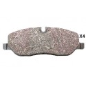 Накладки LR019618 500LL01 Land Rover предни