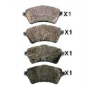 Накладки SFP000020 500LL03 Land Rover предни