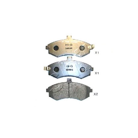 Накладки 581012DA40 50H0013 Hyundai предни