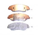 Накладки 0K0453323Z 50K0000 Asia Motors Kia предни