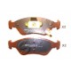 Накладки 0K2A3323Z 50K0002 Kia предни