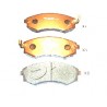 Накладки 58101M2A02 50K0014 Hyundai Kia Nissan Ssangyong предни