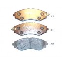 Накладки 96253383 50W0005 Chevrolet Daewoo предни