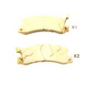 Накладки 0446612120 5102213 Lexus Toyota задни
