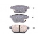 Накладки 0446612130 5102214 Great Wall Lexus Subaru Suzuki Toyota задни