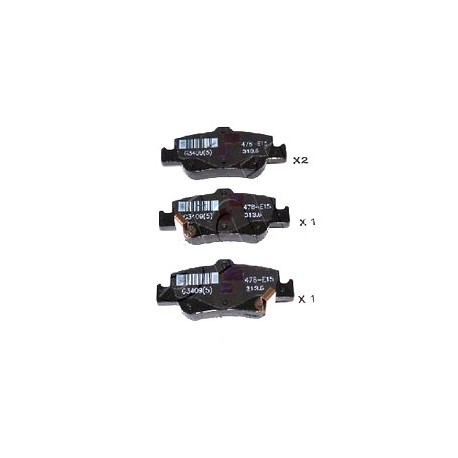Накладки 0446602180 5102220 Toyota задни