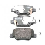 Накладки 044660F010 5102224 Toyota Verso задни