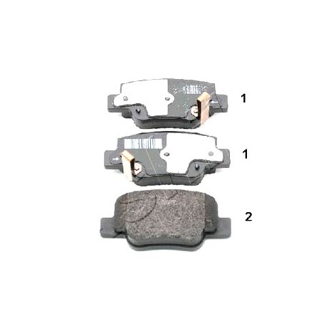 Накладки 044660F010 5102224 Toyota Verso задни